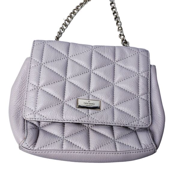 Kate Spade Eliza Emery Court Class Shoulder Bag Mousse Frosting Leather WKRU3909 - Picture 2 of 13